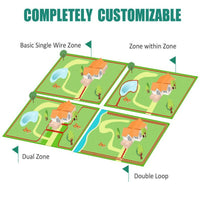 HKM-7862845 Pet Electronic Fence with Adjustable Signal Collar for Dog Training and Bark Control