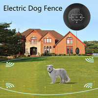 HKM-7862845 Pet Electronic Fence with Adjustable Signal Collar for Dog Training and Bark Control