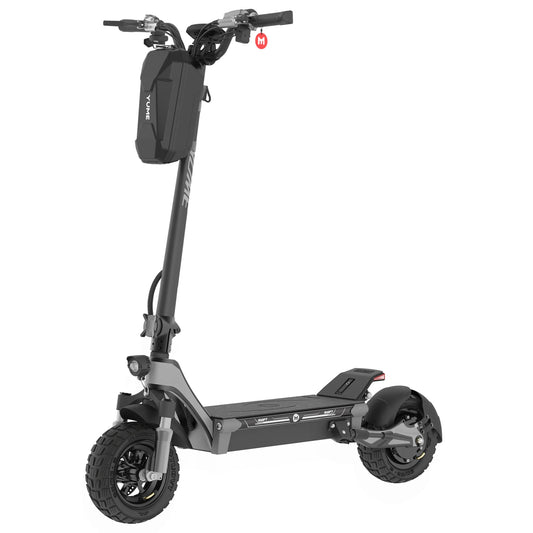 HKM-786579 YUME Swift 250W Electric Scooter for Adults with Foldable Design and 10-Inch All-Terrain Tires