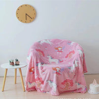 HKM-7866173 Cozy Flannel Glow-in-the-Dark Blanket for Comfortable Naps in Fun Designs