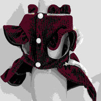 HKM-7867709 Custom Handmade Retro Style Pet Clothing in Multiple Sizes