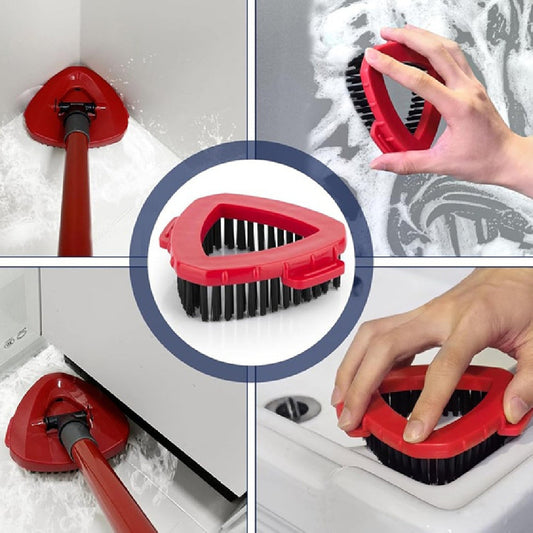 HKM-786899 Triangular Nylon Cleaning Brush Replacement Head - Durable PP Material