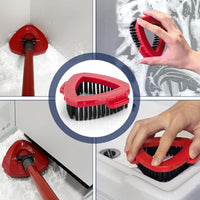 HKM-786899 Triangular Nylon Cleaning Brush Replacement Head - Durable PP Material