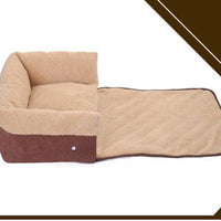 HKM-7869373 Removable Pet Bed with Soft Blanket, Moisture-Proof and Non-Slip Design