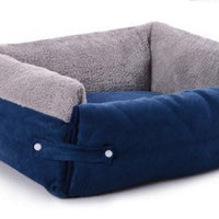 HKM-7869373 Removable Pet Bed with Soft Blanket, Moisture-Proof and Non-Slip Design