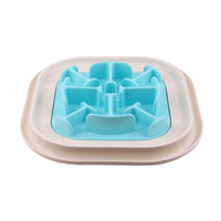 HKM-7871293 Slow Feed Anti-Choking Dog Bowl - Snail Shape Plastic Feeder for Healthy Eating