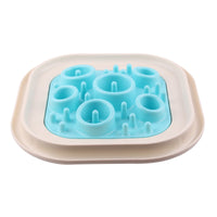 HKM-7871293 Slow Feed Anti-Choking Dog Bowl - Snail Shape Plastic Feeder for Healthy Eating