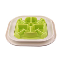 HKM-7871293 Slow Feed Anti-Choking Dog Bowl - Snail Shape Plastic Feeder for Healthy Eating
