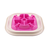 HKM-7871293 Slow Feed Anti-Choking Dog Bowl - Snail Shape Plastic Feeder for Healthy Eating