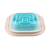 HKM-7871293 Slow Feed Anti-Choking Dog Bowl - Snail Shape Plastic Feeder for Healthy Eating