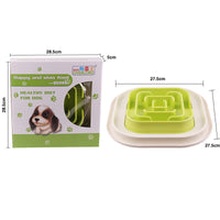 HKM-7871293 Slow Feed Anti-Choking Dog Bowl - Snail Shape Plastic Feeder for Healthy Eating