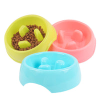 HKM-7871293 Slow Feed Anti-Choking Dog Bowl - Snail Shape Plastic Feeder for Healthy Eating