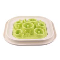 HKM-7871293 Slow Feed Anti-Choking Dog Bowl - Snail Shape Plastic Feeder for Healthy Eating