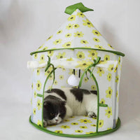 HKM-7872573 Portable Cat Tunnel Tent with Quick Folding Design and Upward Access for Year-Round Play