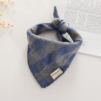 HKM-7872701 Dog Birthday Turban Water Bib - Double-Sided Cotton Scarf, Soft & Absorbent 45cm x 45cm