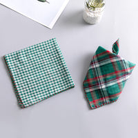 HKM-7872701 Dog Birthday Turban Water Bib - Double-Sided Cotton Scarf, Soft & Absorbent 45cm x 45cm