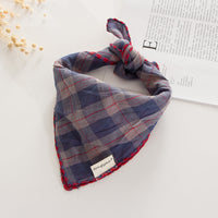 HKM-7872701 Dog Birthday Turban Water Bib - Double-Sided Cotton Scarf, Soft & Absorbent 45cm x 45cm