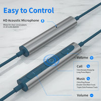 HKM-787283 Wired In-Ear Earphones with 3.5mm Jack, Microphone, and 1.2m Cable for HiFi Sound and Enhanced Bass