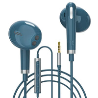 HKM-787283 Wired In-Ear Earphones with 3.5mm Jack, Microphone, and 1.2m Cable for HiFi Sound and Enhanced Bass