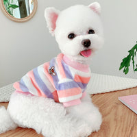 HKM-7873469 Summer Pet Dog Clothes - Lightweight Floral Sling for Small Dogs in Blue, Green, Pink, Sizes XS-XXL