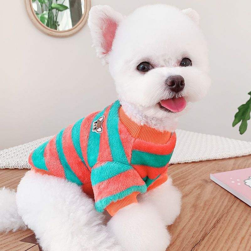 HKM-7873469 Summer Pet Dog Clothes - Lightweight Floral Sling for Small Dogs in Blue, Green, Pink, Sizes XS-XXL
