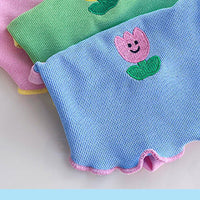 HKM-7873469 Summer Pet Dog Clothes - Lightweight Floral Sling for Small Dogs in Blue, Green, Pink, Sizes XS-XXL