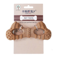 HKM-7873725 Wooden Dog Toy Bone with Molar Rod for Teeth Cleaning and Biting