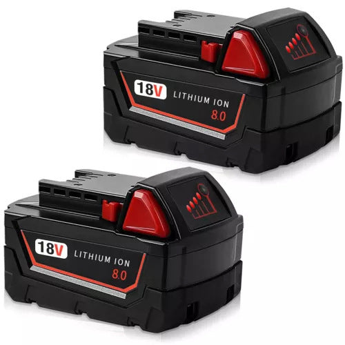 HKM-787411 18V Battery Compatible with Milwaukee M18 Tools - Model M1810 Core 8.0