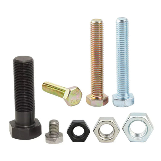 HKM-787411 Hex Bolts and Nuts for Industrial Applications, Durable Fasteners for Assembly