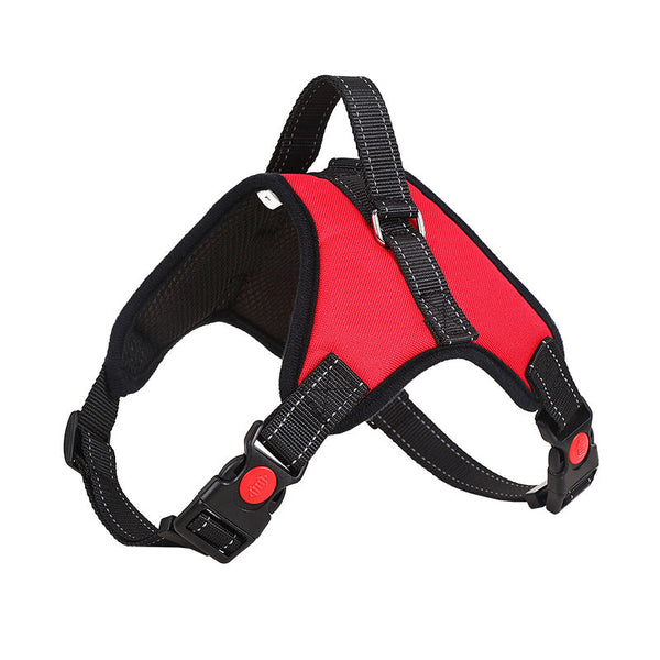 HKM-7874365 Double-Sided Breathable Nylon Traction Vest for Cats and Dogs - Available in Multiple Sizes and Colors