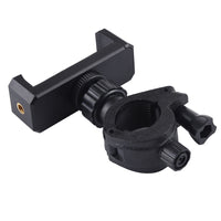 HKM-787603 Adjustable Ring Light Mobile Phone Holder with Live Support Functionality - Black