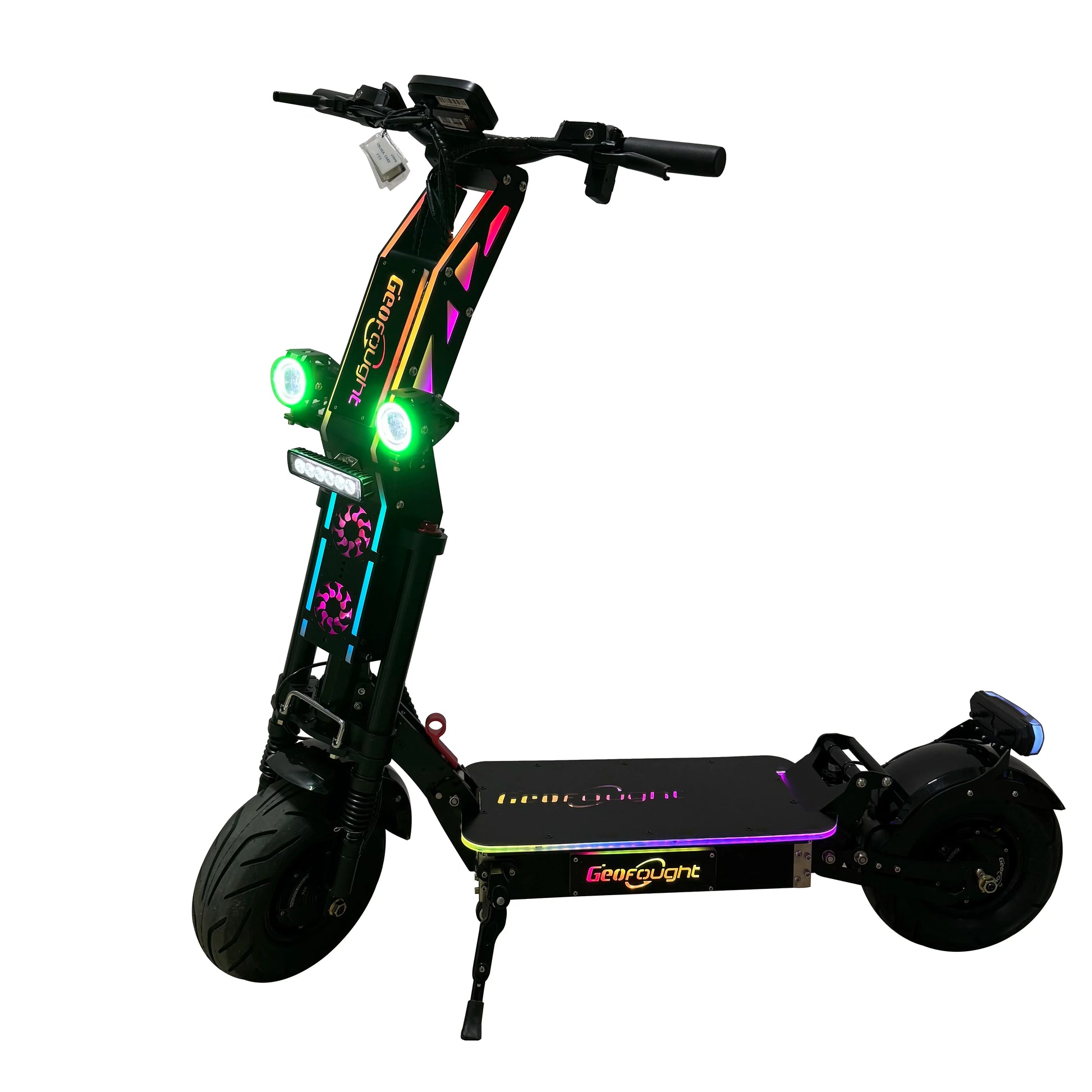 HKM-787731 Dual Motor 72V 10000W Electric Folding Scooter with Seat, NFC Start, and Full Suspension, Max Range 120km