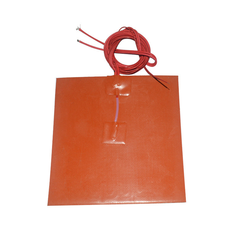 HKM-787731 Square Silicone Heating Pad for Printer Accessories - 12V to 240V Options Available