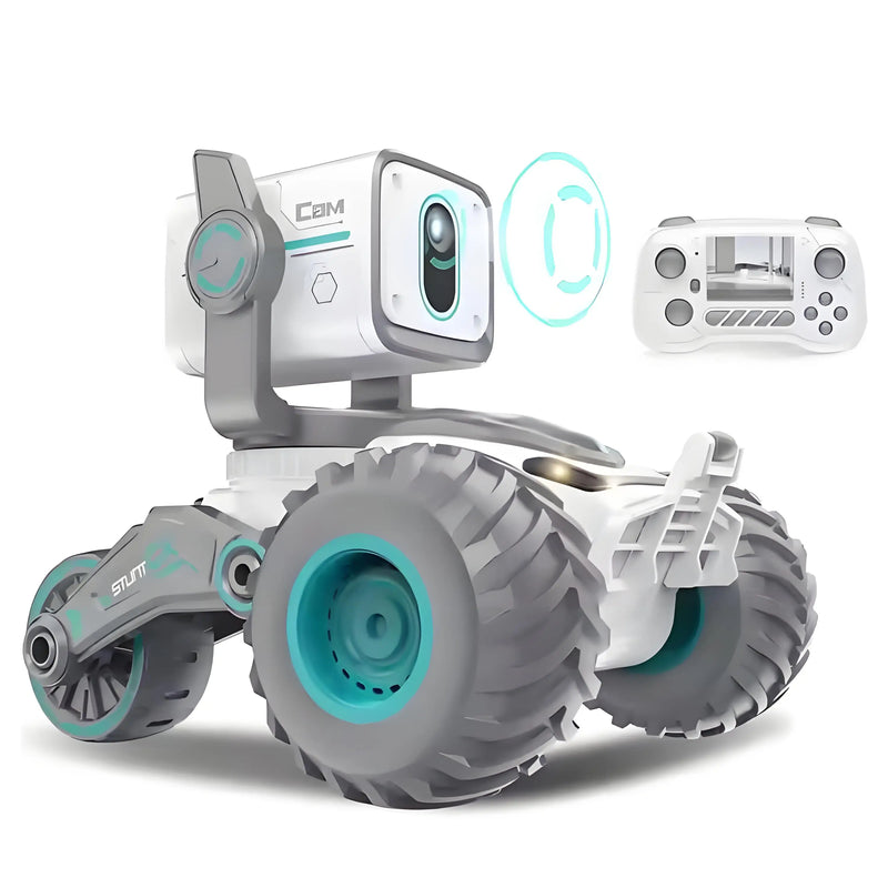 HKM-787795 High Definition Video Remote Control Stunt Car with Real-Time Transmission and LED Lights