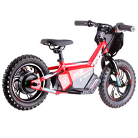 HKM-787795 Kids Electric Balance Bike, 36V 2.5Ah, 12"/16" Wheel Size, Aluminum Alloy Frame, Rear Disc Brake, 2 Speed, Up to 30 km/h