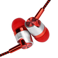 HKM-787859 Universal In-Ear Wired Headphones with Microphone – 3.5mm Plug, Multiple Color Options
