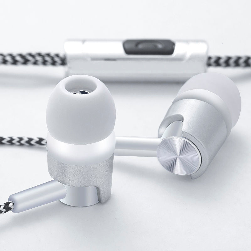 HKM-787859 Universal In-Ear Wired Headphones with Microphone – 3.5mm Plug, Multiple Color Options