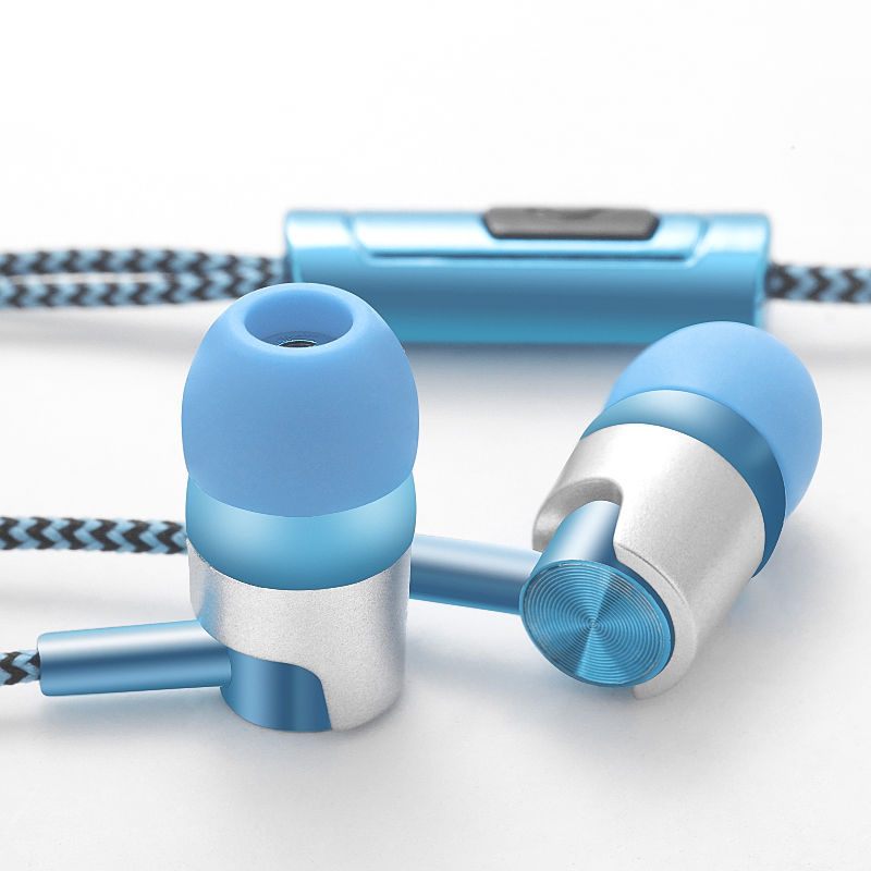HKM-787859 Universal In-Ear Wired Headphones with Microphone – 3.5mm Plug, Multiple Color Options