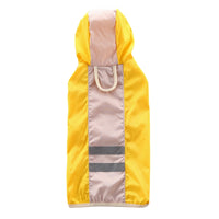 HKM-7879229 Reflective Dog Raincoat - Polyester Waterproof Jacket for Pets, Casual Fit, Various Sizes Available