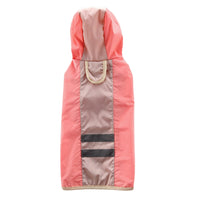 HKM-7879229 Reflective Dog Raincoat - Polyester Waterproof Jacket for Pets, Casual Fit, Various Sizes Available