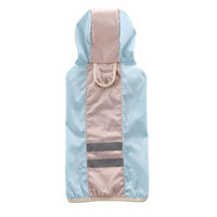 HKM-7879229 Reflective Dog Raincoat - Polyester Waterproof Jacket for Pets, Casual Fit, Various Sizes Available