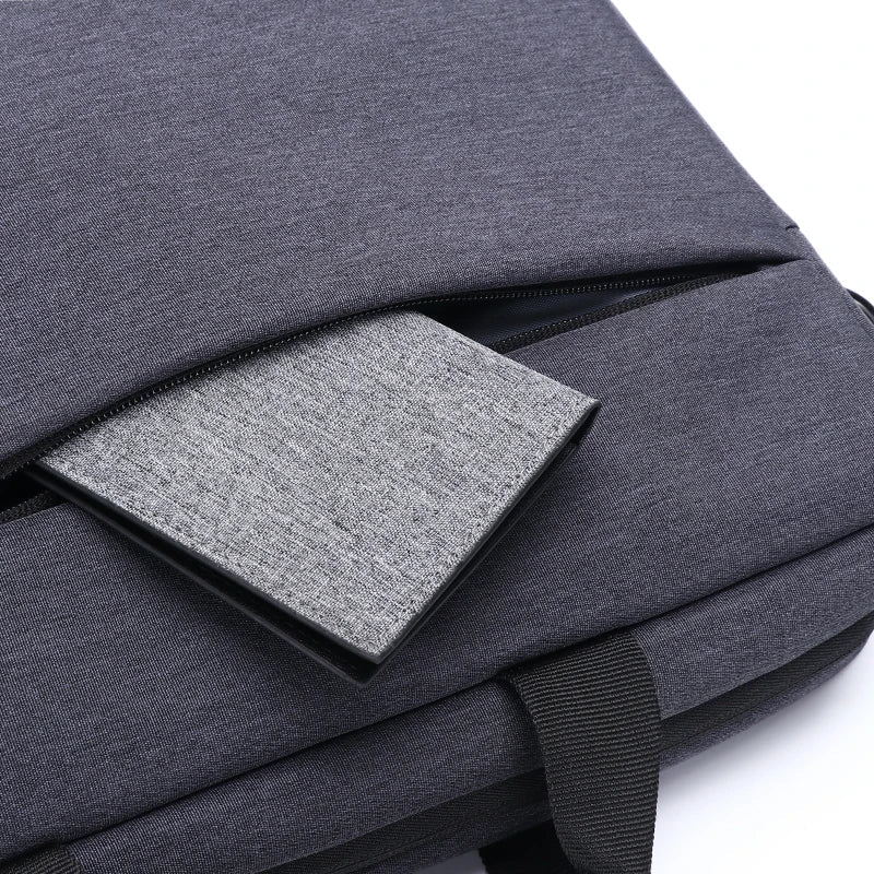 HKM-787923 Eco-Friendly Versatile 2-Way Briefcase and Shoulder Laptop Bag for Men and Women