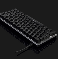 HKM-788051 Black RGB Mechanical Gaming Keyboard with Full Key Setup for Desktop and Notebook Use