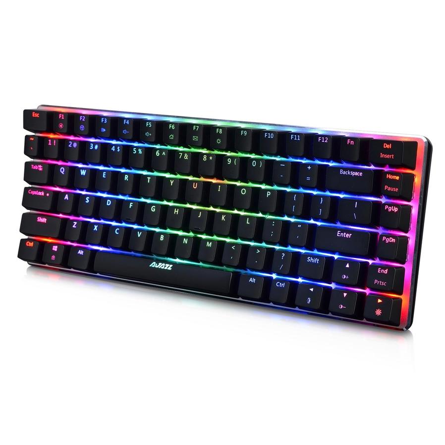 HKM-788051 Black RGB Mechanical Gaming Keyboard with Full Key Setup for Desktop and Notebook Use