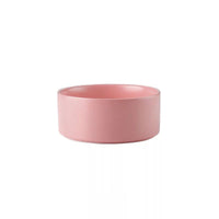 HKM-7881021 Metal Frame Ceramic Pet Bowl - Grey, Dark Green, Pink, Yellow, White - 400ml, 850ml, 1800ml for Cats and Dogs