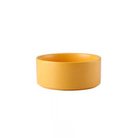 HKM-7881021 Metal Frame Ceramic Pet Bowl - Grey, Dark Green, Pink, Yellow, White - 400ml, 850ml, 1800ml for Cats and Dogs