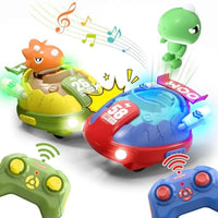 HKM-788179 Dinosaur-Themed Radio Control Car with Pop-Up Surprise - 2.4GHz Wireless RC Toy for Kids