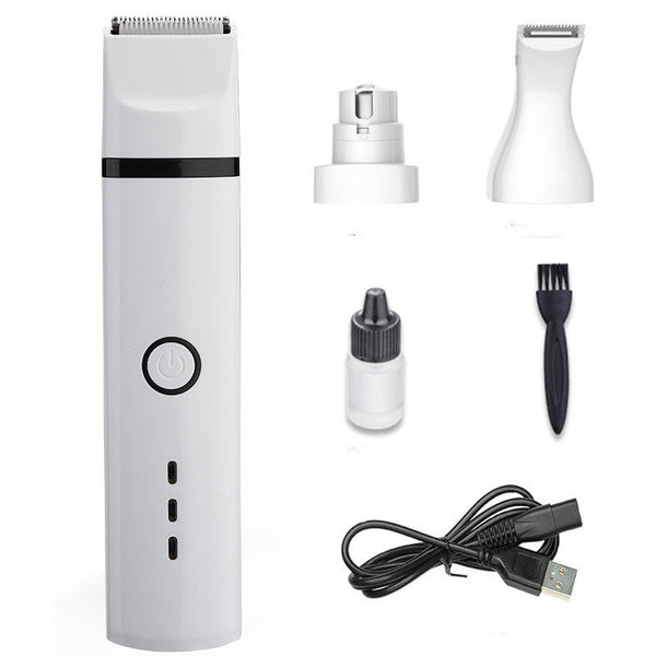 HKM-7882429 Dog Pet Shaving Device with Stainless Steel Blades and Dual-Use Power