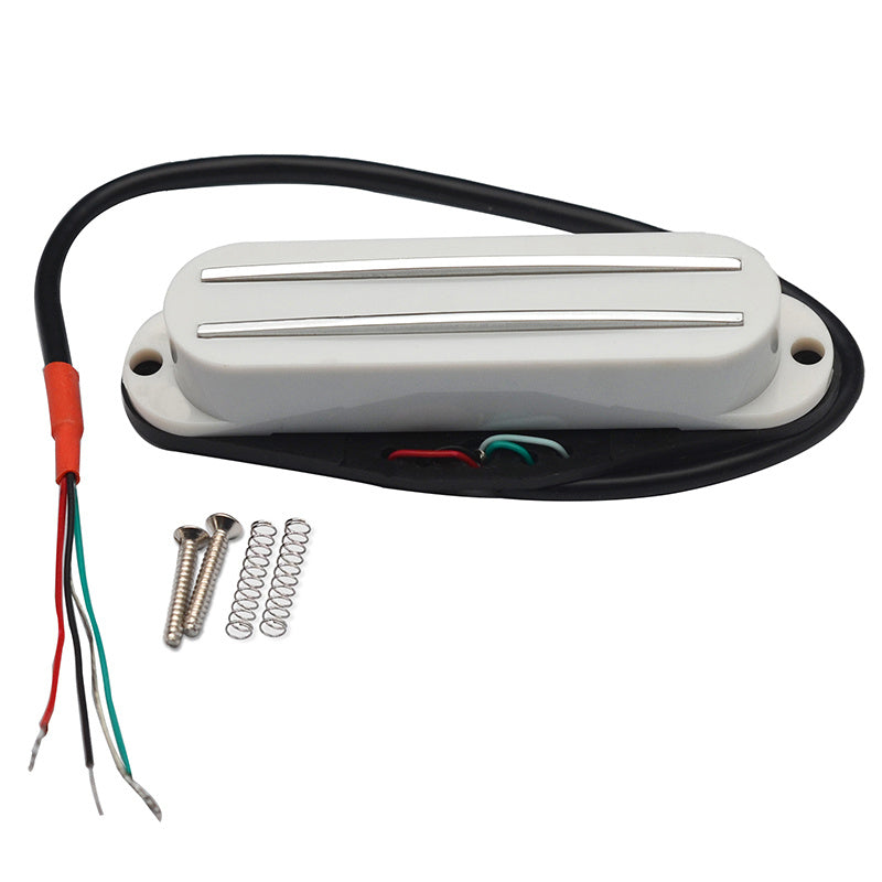 HKM-788243 Double-Coil Electric Guitar Pickup for ST/SQ Models - Low Noise, Ceramic Magnets, Dual-Blade Design