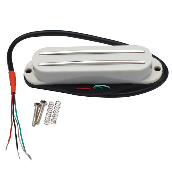 HKM-788243 Double-Coil Electric Guitar Pickup for ST/SQ Models - Low Noise, Ceramic Magnets, Dual-Blade Design